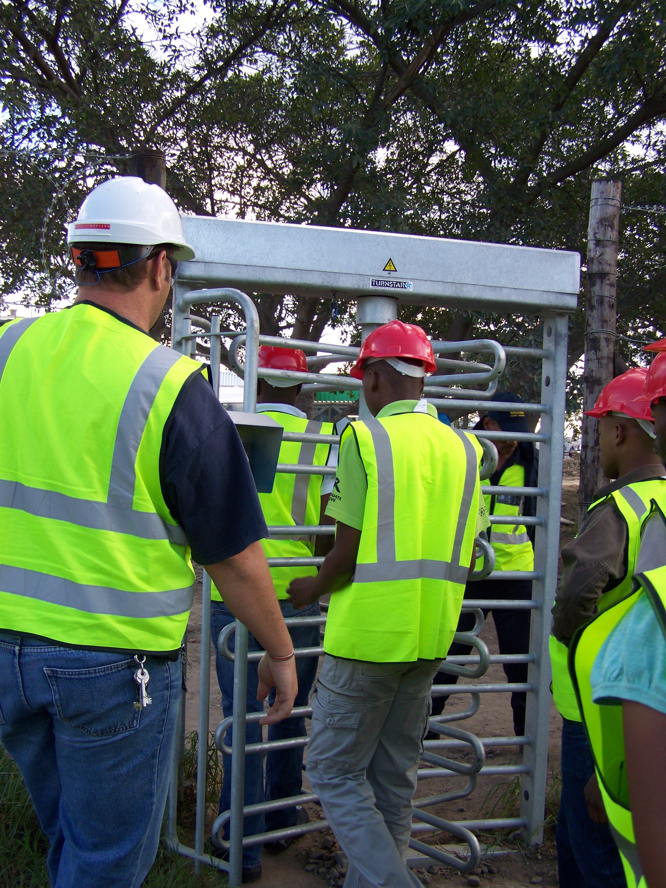 S4 Civil Engineering students visit the stadium in May 2008